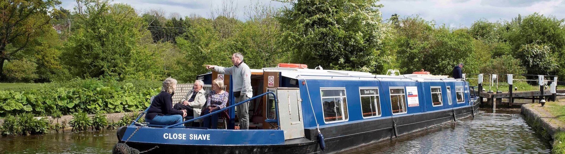 canal boat trips near me